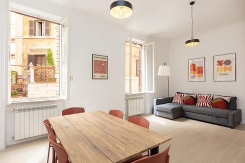 Living room, Seating area, Dining area