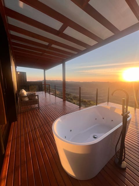 Natural landscape, Hot Tub, Sunset
