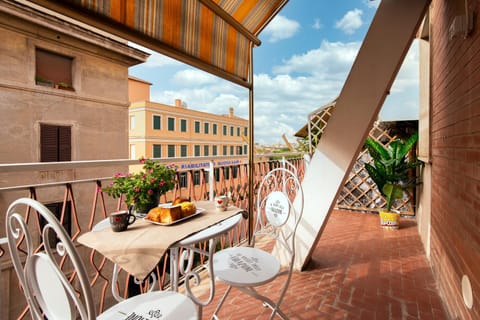 Property building, View (from property/room), Balcony/Terrace, Seating area