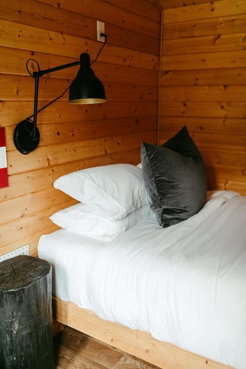 The BOAT HAUS A Montana Tiny Cabin Forest Retreat Cabin in Flathead Lake