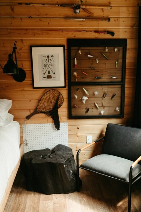 The FISH HAUS A Montana Tiny Cabin Forest Retreat Cabin in Flathead Lake