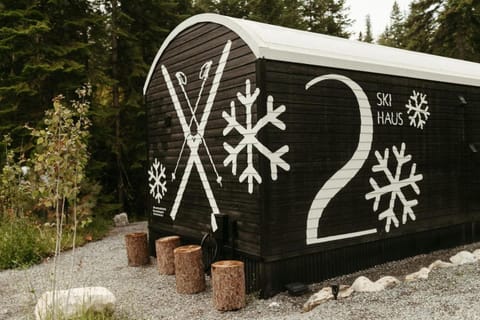 The SKI HAUS A Montana Tiny Cabin Forest Retreat Cabin in Flathead Lake