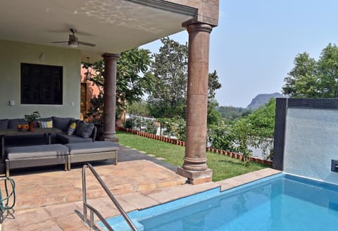 Natural landscape, Balcony/Terrace, Mountain view, Swimming pool