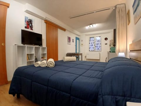 Bed, TV and multimedia, Photo of the whole room, Evening entertainment, Bedroom