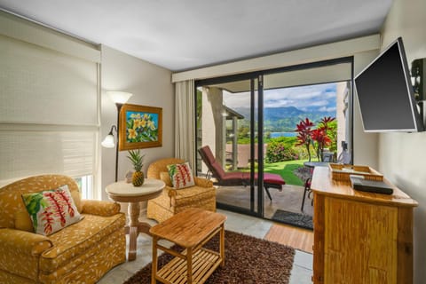 Ground Floor Studio 4101 at Hanalei Bay Resort, Ocean View, Pool, Tennis House in Princeville