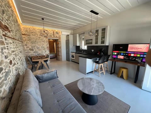 TV and multimedia, Kitchen or kitchenette, Living room, Seating area, Evening entertainment, minibar