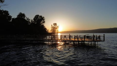 Lake view, Sunset