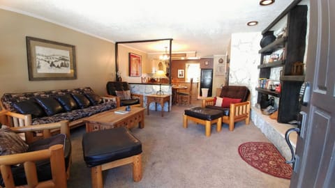 Claim Jumper Townhouse 22 - On The River - Across from the Fishing Ponds - In Town - Near The Ski Area - Fireplace - WiFi - Sate House in Red River