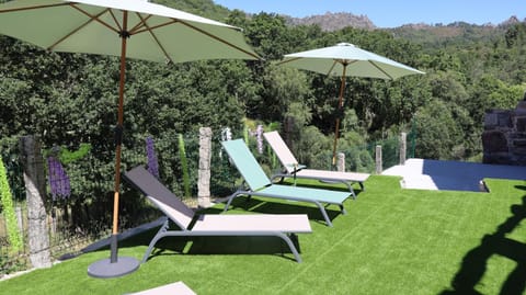 Day, Natural landscape, Garden, Garden view, Mountain view, sunbed