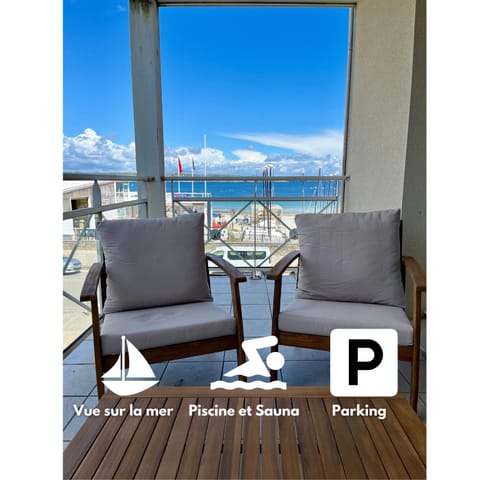 Appartement Cosy, terrasse vu mer, piscine, Sauna - WarmHouse Apartment in Plougonvelin