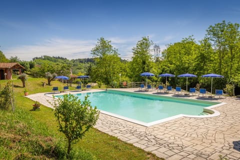 Property building, Living room, Swimming pool