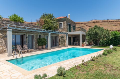 Property building, Living room, Swimming pool