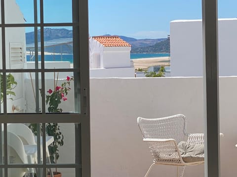 Patio, Day, Natural landscape, View (from property/room), Balcony/Terrace, Living room, Seating area, Mountain view, Sea view