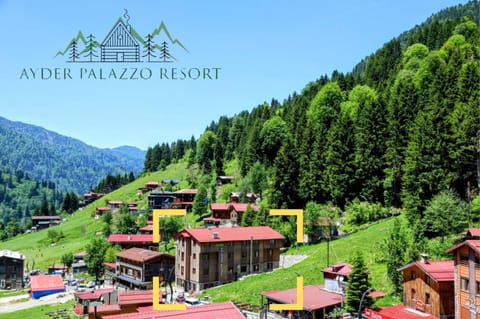 Property building, Nearby landmark, Spring, Day, Property logo or sign, Natural landscape, Mountain view