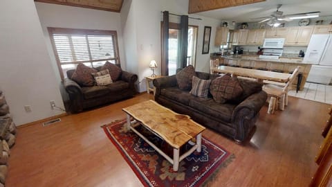 Day, Kitchen or kitchenette, Living room, Seating area, furniture, kitchen