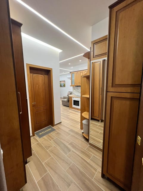 Kitchen or kitchenette, wardrobe
