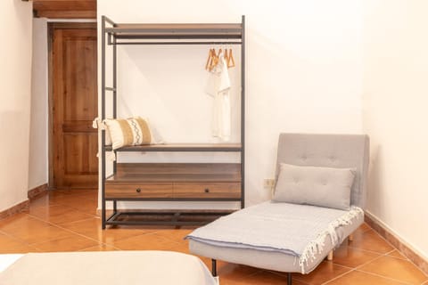 Bed, Photo of the whole room, Bedroom, wardrobe