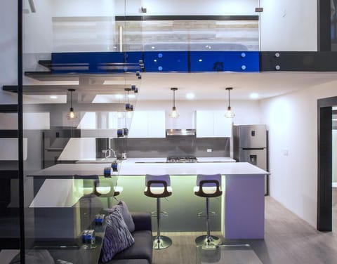 Kitchen or kitchenette, Dining area, stove