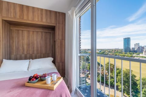Bed, Bird's eye view, Bedroom
