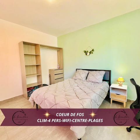 Coeur de Fos-Centre Ville-CLIM-Plages-Parking-4 personnes Apartment in Provence-Alpes-Côte d'Azur