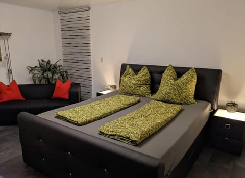 Bed, Seating area, Bedroom, Garden view, Quiet street view, heating, internet, wardrobe
