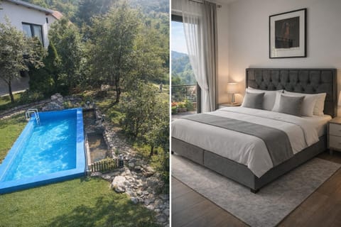 Sarajevo Hills-POOL&JACUZZI private garden Home-Near Old Town Apartment in Sarajevo