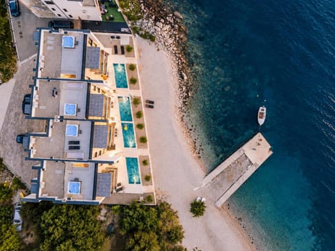 Natural landscape, Bird's eye view, Beach, Pool view, Sea view, Swimming pool