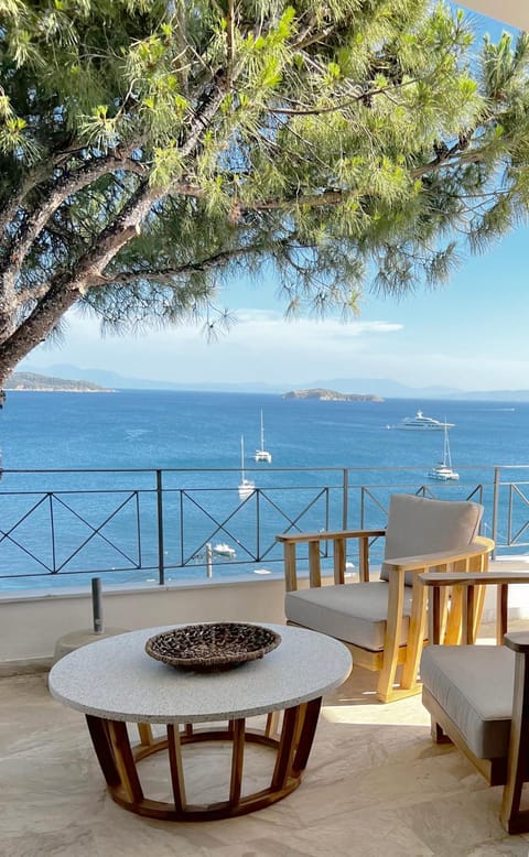 Patio, Day, Natural landscape, View (from property/room), Balcony/Terrace, Seating area, Sea view