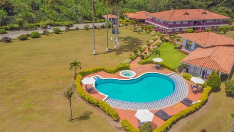 Property building, Natural landscape, Pool view