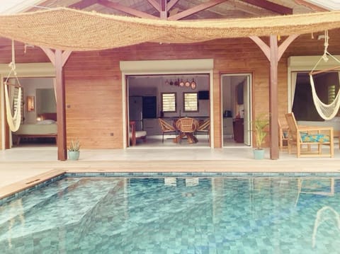 Patio, Pool view, Swimming pool, sunbed