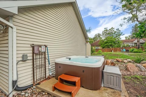 Redwood Haus Premier Spot Hot Tub BBQ House in Colorado Springs