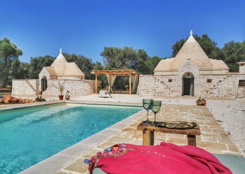 Property building, Pool view, Swimming pool, sunbed