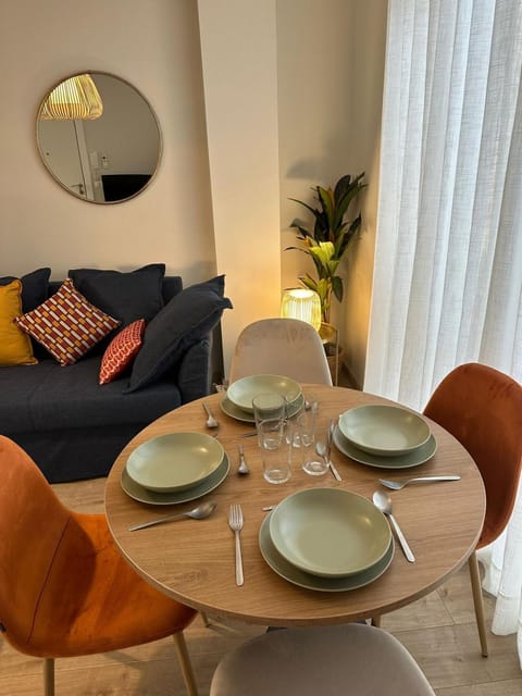 Dining area, air conditioner
