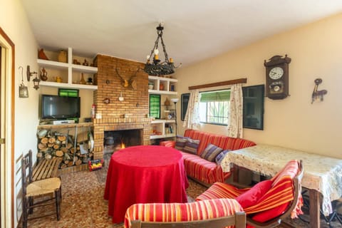 Communal lounge/ TV room, TV and multimedia, Living room, Seating area, fireplace