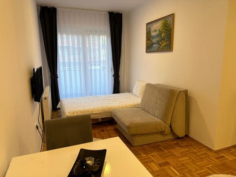 Bed, TV and multimedia, Living room, Photo of the whole room, Seating area, Bedroom