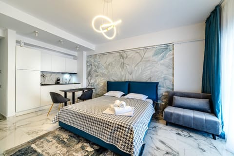 Bed, Living room, Photo of the whole room, Bedroom