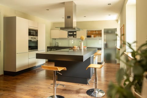 Kitchen or kitchenette, Dining area, oven, stove, kitchen