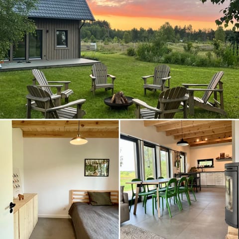 Property building, Garden, Kitchen or kitchenette, Dining area, Garden view