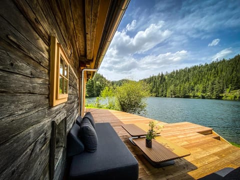 Natural landscape, Balcony/Terrace, Lake view