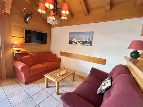 Appartement 3 Pièces + Mezzanine, 7 couchages, vue Mont-Blanc, Parking - FR-1-597-177 Apartment in Combloux