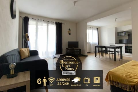 Joli T4 avec balcon, place de parking - Oradou Apartment in Clermont-Ferrand