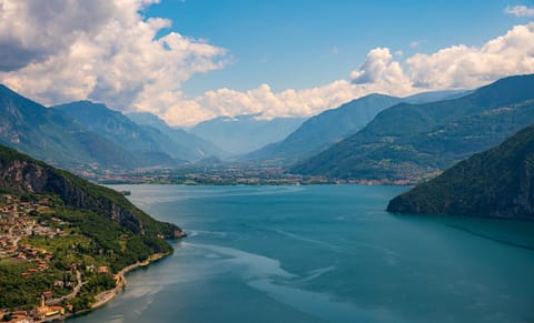 Natural landscape, Lake view, Mountain view