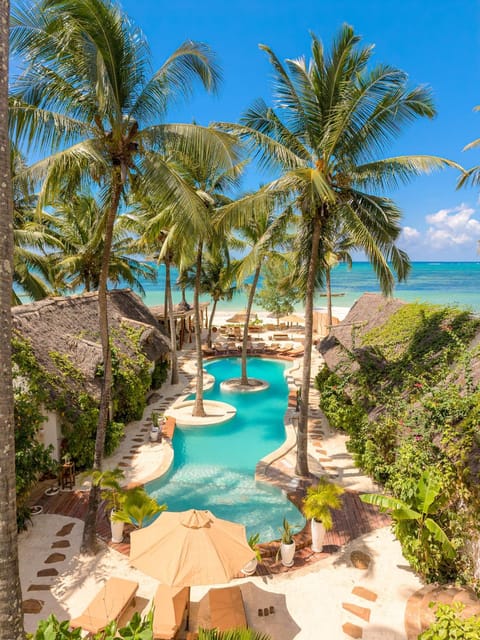 Pool view, Sea view, Swimming pool