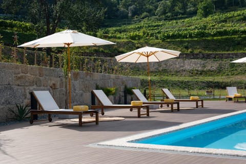 Natural landscape, Swimming pool, sunbed