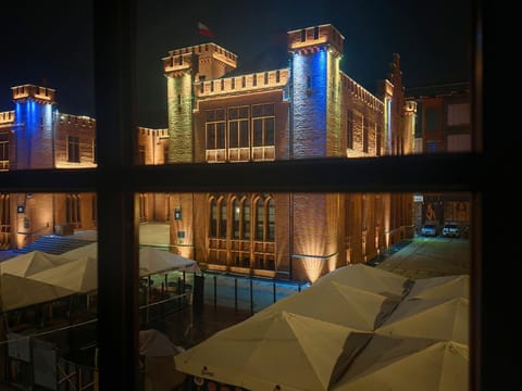Night, Bedroom, Landmark view