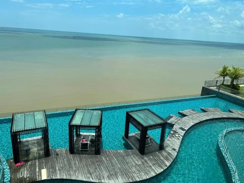 Natural landscape, View (from property/room), Sea view, Swimming pool