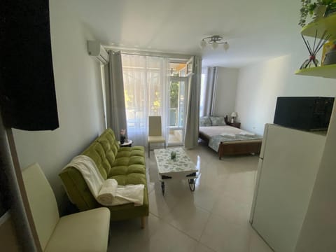 Bed, TV and multimedia, Living room, Photo of the whole room, Seating area, Bedroom