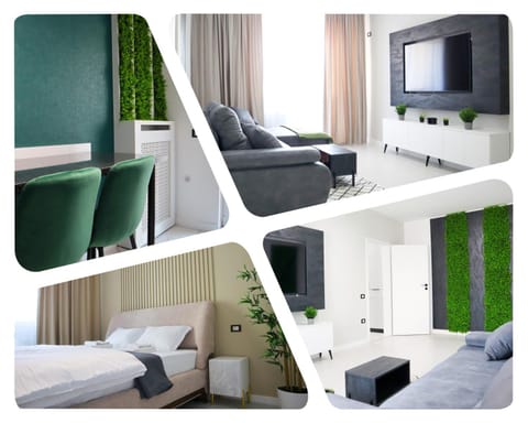 Living room, Bedroom, kitchen