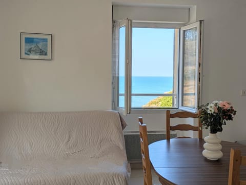 Face à la plage et au falaise- Endroit calme Apartment in Brittany