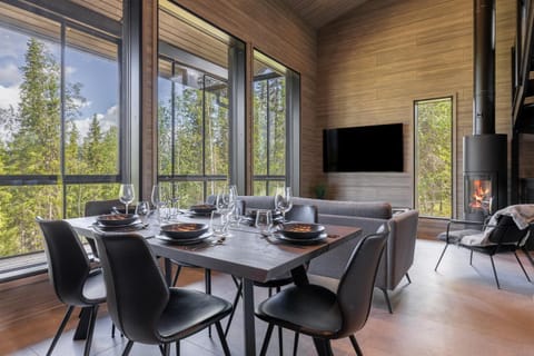 Communal lounge/ TV room, TV and multimedia, Living room, Seating area, Dining area, fireplace